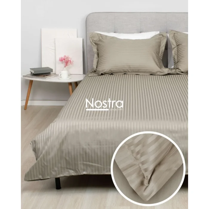 Nostra – Exclusive Taylor Sængurverasett Taupe 140×200/50×70 - Image 2